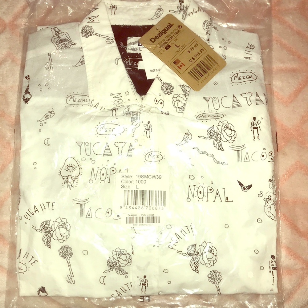 Desigual button up shirt